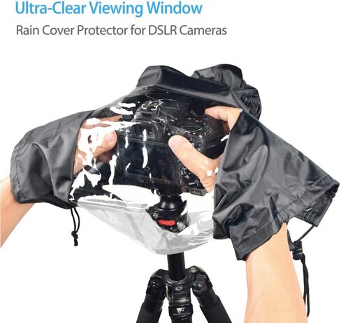 ملحقات التصوير الفوتوغرافي الواقية المقاومة للماء لكاميرا غطاء المطر متوافقة مع كاميرات Canon Nikon Sony Pentax وكاميرات DSLR الأخرى in Kuwait