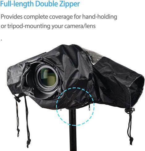 ملحقات التصوير الفوتوغرافي الواقية المقاومة للماء لكاميرا غطاء المطر متوافقة مع كاميرات Canon Nikon Sony Pentax وكاميرات DSLR الأخرى in Kuwait