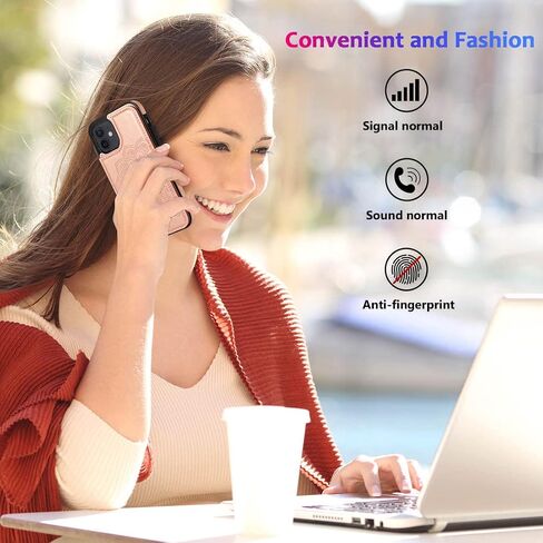 حافظة محفظة مصممة لهاتف iPhone 12 Pro/iPhone 12 مع حامل بطاقة، جلد PU منقوش بماندالا مع فتحات لبطاقة الائتمان بمسند مغناطيسي وغطاء قلاب نحيف لهاتف iPhone 12/12 Pro 6.1 بوصة (أرجواني) in Kuwait