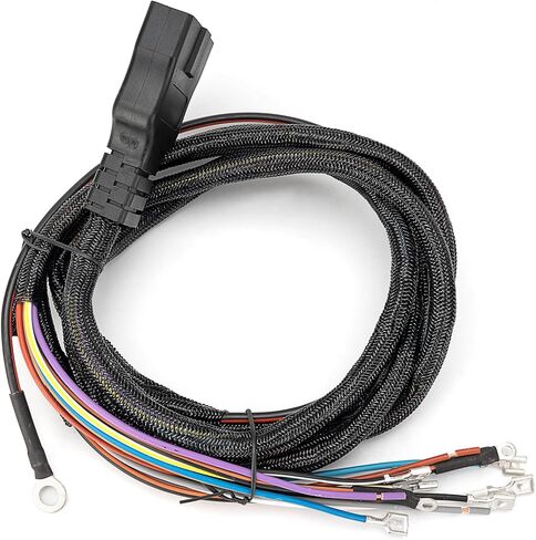 26347 26377 11 دبوسًا لتسخير الأسلاك الخفيفة الجانبية 3 قابس مع غطاء غبار وربطة عنق متوافقة مع محاريث Western SnowEx فيشر بليزارد محاريث الثلج in Kuwait