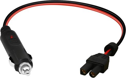 CERRXIAN 40 سنتيمتر 12 فولت 24 فولت ولاعة السجائر التوصيل إلى EC5 للبطارية الداعم المحمولة الانتقال كاتب على متن الكهربائية in Kuwait