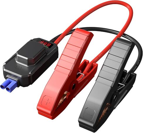 Smart Jump Starter Clamps, Automotive Portable Booster Clamp Cables Replacement Alligator Clamps with Intelligent LCD Screen for 12V Car Jump Starter 7AWG Wire in Saudi Arabia
