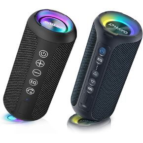 Ortizan X10 Black & X8 Pro Portable Bluetooth Speaker, IPX7 Waterproof Wireless Speaker with Loud Stereo Sound (Notice: This Bundled Product Does Not Support TWS Pairing)