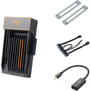 DIY NAS KIT-2-Bay 2.5 "تخزين متصل بشبكة لتدفق الوسائط المنزلية والنسخ الاحتياطي للبيانات