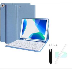 KBCASE iPad 9th/8th/7th Generation Keyboard Case, iPad 10.2/Pro 10.5 Case with Keyboard, iPad Stylus Pen for iPad Pro 11/12.9"(2018-2022),iPad 6/7/8/9/10th Gen,iPad Air 3/4/5, iPad mini 5/6