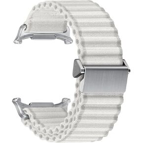 Trail Band Compatible with Samsung Galaxy Watch Ultra Bands for Men Women, Breathable Soft Nylon Fabric Wristbands Sport Replacement Strap for Galaxy Watch Ultra 47mm, One Click Attachment