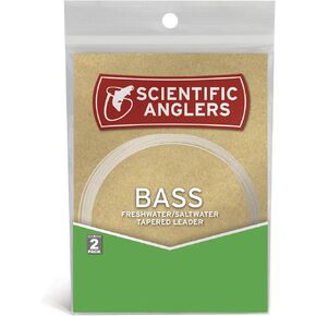 Scientific Anglers SA Bass Nylon Leader - 2 Pack S20-9ft - 20lb