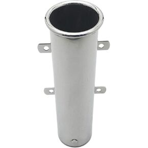 حامل صنارة صيد السمك قابل للتعديل من الفولاذ المقاوم للصدأ 304 من MARINE CITY مع حلقة تثبيت ومشبك قابل للإزالة - مثالي للقوارب واليخوت ومشاة البحرية in Kuwait