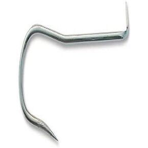 Mustad Gaff Hook, Barbless, Bent Back Shank W/Tapered Spike - 1