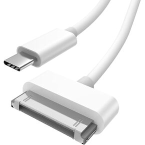 كابل USB لمزامنة وشحن iPhone 4s لآيفون 4 4s 3G 3GS iPad 1 2 3 iPod Touch Nano 30 Pin شاحن سلك قاعدة بيانات محول 3.3 قدم (أبيض) in Kuwait