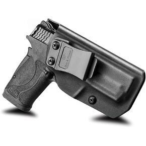 M&P Shield 9mm EZ Holster, IWB KYDEX Holster Fit: S&W MP Shield 9mm EZ Pistol Only, Inside Waistband Holster Concealed Carry for Men Women, Adjustable Cant & Retention