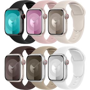 C6 Sport Band for Apple Watch Bands Women Ultra 2 49mm, Series 10 46mm, 9 8 7 45mm 41mm, SE 6 5 4 44mm 40mm, 3 2 1 42mm 38mm Men iWatch, Strap Silicone