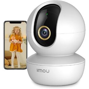 Imou Security Camera Indoor Camera Pan/Tilt Wireless Home Camera, Plug-in WiFi Camera Baby Monitor with Night Vision, 2-Way Audio, Human & Sound Detection, Motion Tracking(2.4G ONLY)
