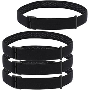 4pcs Elastic Headlamp Strap, Headlamp Band Replacement Head Lamp Comfort Belt Headlamp Headband Holder Headlamp Accessories Compatible with Black Diamond, Petzl, Princeton Tec, Fenix, Streamlight