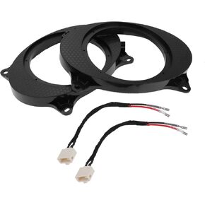 Speaker Spacer Ring Tweeter Speaker Spacer Adaptor for Toyota 2013-2024 Waterproof Speaker Subwoofer Mounting Spacer Bracket Ring ABS 2 Set