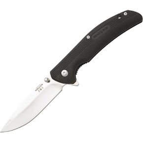 Bear & Son 778: 4 1/2" Black Zytel Sideliner with Flipper