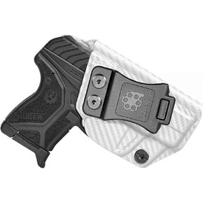 LCP 2 Holster IWB Kydex Holster Fit: Ruger LCP 2 & LCP II Pistol, Inside Waistband Concealed Carry Holster, Adjustable Cant & 'Posi-Click' Retention, No Wear, No Jitter, USA Made by Amberide