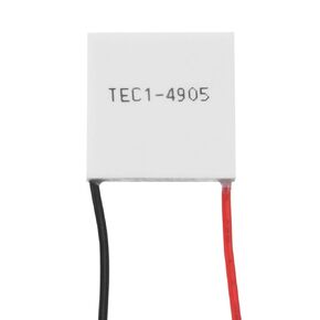 MECCANIXITY TEC1-4905 Semiconductor Refrigeration Tablets 6V 5A 16.3W Heatsink Thermoelectric Cooler Cooling Plate Module 25x25mm