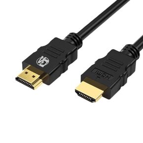 5ft High Speed HDMI Cable - Certified Premium, 4K@60Hz, HDR, 18Gbps, Ultra Slim, Black
