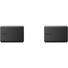 Toshiba Canvio Basics 4TB Portable External Hard Drive USB 3.0, Black - HDTB540XK3CA & Canvio Basics 1TB Portable External Hard Drive USB 3.0, Black - HDTB510XK3AA