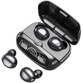 Wireless Earphones, Bluetooth 5.4 Receiver, High-Definition Stereo Noise Cancelling Earphones, Newly Designed Sliding Cover Charging Case, Ipx7 Waterproof Sports Headphone