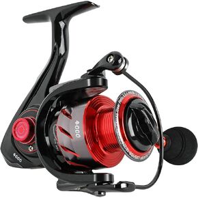 Sougayilang Fishing Reel Ultra Smooth Powerful,13+1BB Spinning Reel,Lightweight Graphite Frame, CNC Aluminum Spool for Freshwater