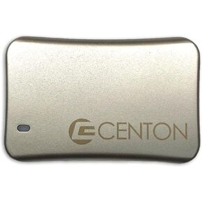 Centon External SSD (Rose Gold Metallic), USB-C 3.2 Gen 2, 2TB