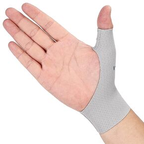 Thumb Wrist Brace Compression Sleeve (2 PCS) for Arthritis Pain Relief Protector Support, Soft Elastic Fabric Thumb Spica Splint Glove Liner for Women and Men -Fits Both Hands (Small)