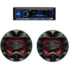 Boss Sudio Systems Stereo System - Radio Bluetooth + اثنان من مكبرات الصوت 6.5 بوصة