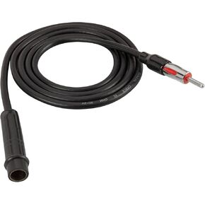 SCOSCHE AXT48 -WP1 Universal 48 "كابل تمديد الهوائي لاستريو للسيارة - موسع هوائي راديو AM/FM مع موصل DIN القياسي - محول صوت هوائي راديو للسيارات المحلية والاستيراد