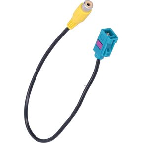Acouto Reverse Camera Video Adapter Cable Copper Core Cord Fit for W204 C180 E200 vehicle backup cameras Park camera