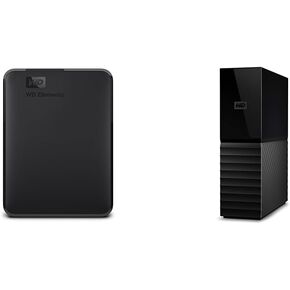 العناصر WD 5TB HDD المحمولة ، القرص الصلب الخارجي ، USB 3.0 للكمبيوتر الشخصي و MAC ، و PLUCT و 16TB محرك الأقراص الثابتة الخارجي لسطح المكتب ، USB 3.0 ، HDD الخارجي مع حماية كلمة المرور