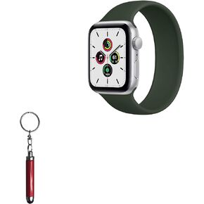 BoxWave Stylus Pen Compatible with Apple Watch SE (44mm) - Bullet Capacitive Stylus, Mini Stylus Pen with Keyring Loop - Ruby