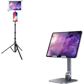 elitehood Floor Tablet Stand and Desktop Tablet Stand Bundle