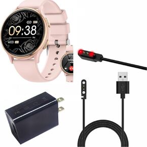 Smart Watch Charger for RUXINGX K53 G53, Magnetic USB Smartwatch Charging Cable 2 Pin Cord Charger for Smart Watch