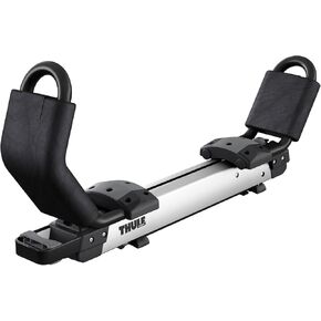 Thule Hullavator Pro Kayak Carrier - Carries 1 Kayak - Roof-Mounted - Lift-Assistance for Easy Loading and unloading - 75lb Load Capacity - Includes Straps and tie Downs