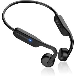 سماعات توصيل العظام تفتح سماعات الأذن بقطاعات أذن Bluetooth 5.4 الرياضة اللاسلكية مع الميكروفون المدمج ، سماعات الرأس المقاومة للعرق للركض ، ركوب الدراجات ، المشي لمسافات طويلة ، القيادة