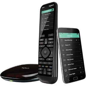 Logitech Harmony Elite Remote Control, Hub and App, Compatible with Alexa (Renewed)