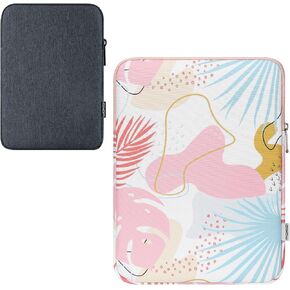MoKo 12.9 Inch Tablet Sleeve Fits 13 Inch New iPad Pro M4 & Air M2 2024, iPad Pro 12.9 M2&M1, Galaxy Tab S8+/S9+ 12.4, Polyester Bag Fit with Apple Pencil or Smart Keyboard