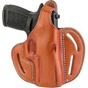 1791 GUNLEATHER P320c Holster - Thumb Break OWB Leather Gun Holster - Righty - Fits Sig M11-A1, P229c, P320c, P320 Carry, P320 X-Carry, P250 Springfield XDMc, Beretta Cougar 8000F