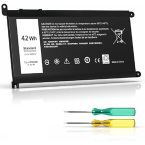 42WH WDX0R Laptop Battery for Dell Inspiron 13 15 5000 7000 Series 7573 7579 7378 7560 7569 5570 5567 5565 5378 5379 Latitude 3490 3580 3590 3340 3400 3390 3500 3189 3190 Vostro 5468 P69G 3CRH3 Y3F7Y