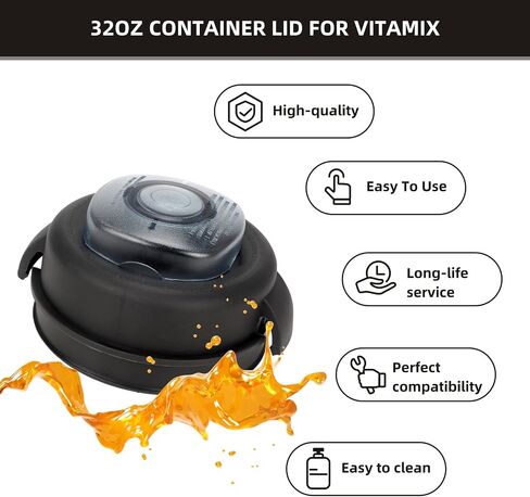32 Ounce 15842 Container for Vitamix Blender, Replacement Dry Grains Pitcher 32 oz for Vitamix 5200 6300 7500 Pro 750 vm0101 vm0102 vm0103 vm0158 vm0197 E310 E320 in Saudi Arabia