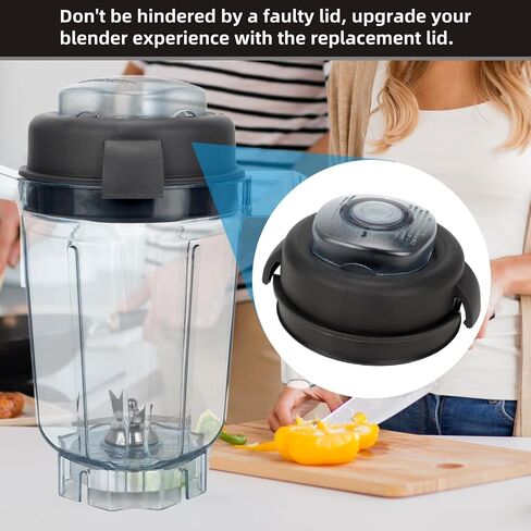 32 Ounce 15842 Container for Vitamix Blender, Replacement Dry Grains Pitcher 32 oz for Vitamix 5200 6300 7500 Pro 750 vm0101 vm0102 vm0103 vm0158 vm0197 E310 E320 in Saudi Arabia