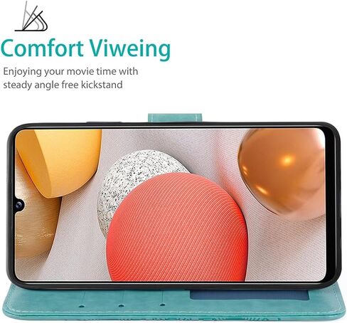 Case for Galaxy A42 5G Case, Galaxy M42 5G SM-A426 Wallet Case with Tempered Glass Screen Protector, Leather Flip Credit Card Holder Stand Phone Cover Case for Samsung Galaxy A42 5G Rose Gold in Kuwait