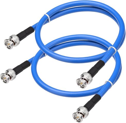 Yuslao 12G SDI Cable 2FT BNC Male to Male Video Coaxial Cable RG6 Coaxial Cable 75 Ohm Ultra Low Loss for 8K 4K 6G-SDI 3G Video Security Camera SDI Converter(Straight,2 Pcs). in Kuwait