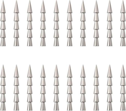 12/20pcs Tungsten Nail Weights for Neko Wacky Rig Fishing, Insert Pencil Worm Sinkers for Bass Fishing in Saudi Arabia