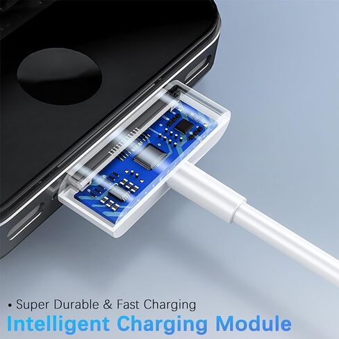 30-Pin to USB C Adapter Cable for iPhone, iPad, iPod – 3ft (Next-Generation Data Cable/Charging Cable from USB C to Dock Connector for iPhone 4S/4/3G/3/1, iPad 3/2/1, iPod, White in Saudi Arabia