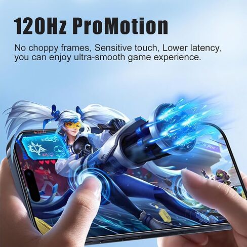 for iPhone 15 Pro Max Screen Replacement, 6.7'' COF LCD Display (for A2849,A3105, A3108,A3106) and 3D Touch IPS FHD Digitizer Full Assembly with Repair Tool Kits, 120Hz Promotion, Screen Protector in Saudi Arabia