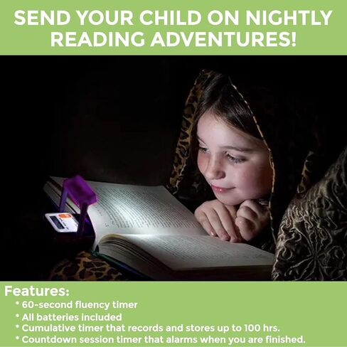 Mark-My-Time Digital Bookmark and LED Book Light - Timer and Bookmark for Kids with LED Book Light, Cool Bookmarks and Reading Incentives, Christmas Gift & Stocking Stuffer - 3D Rainbow Poop Emoji in Saudi Arabia