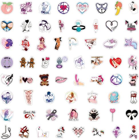 120pcs Sexy Stickers for Adults Dirty,SM Stickers for Women Men, Hot Girl Waterproof Vinyl Decals for Laptop Water Bottles Scrapbook Phone Skateboard Bike Car Luggage (SM-120) in Saudi Arabia
